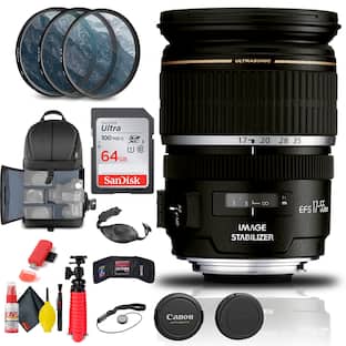 Canon EF S 17 55mm f/2.8 IS USM Standard Zoom Lens Black 1242B002 Canon EF S 17 55mm f/2.8 IS USM Standard Zoom Lens Black 1242B002