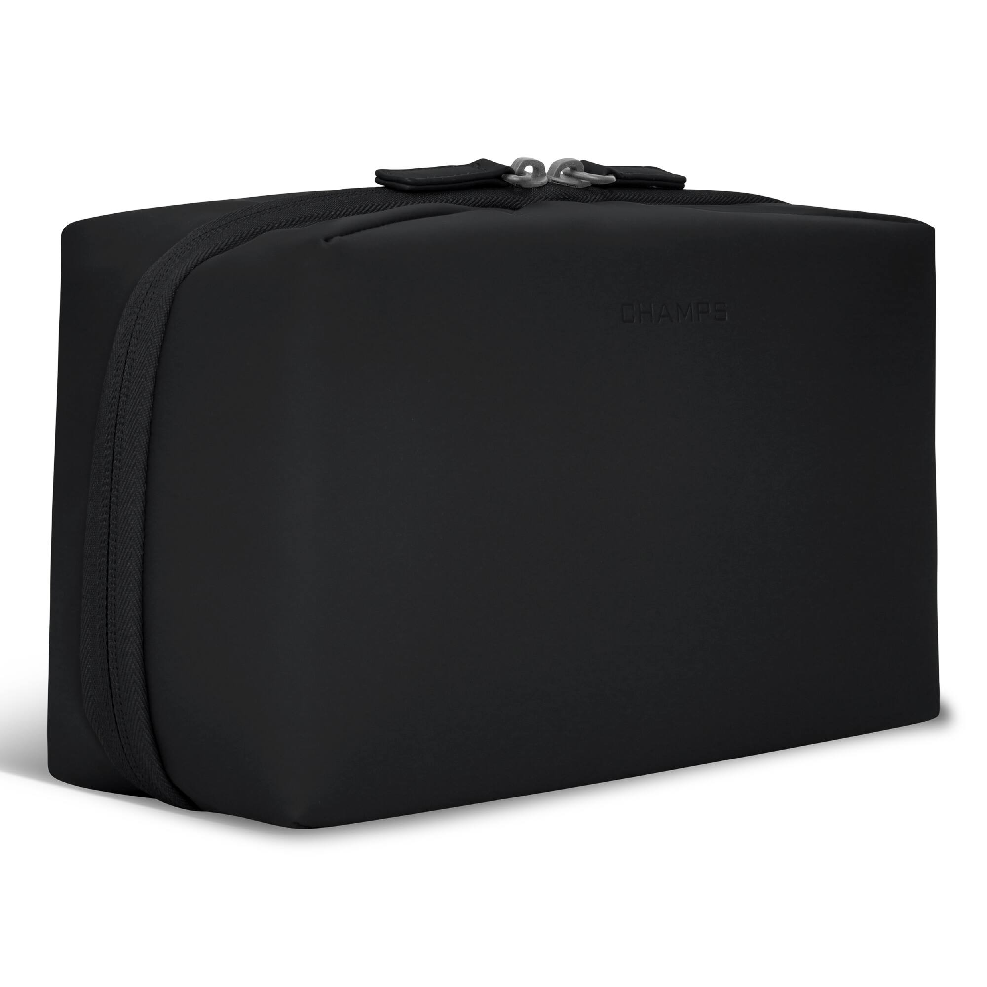Angle. Champs - Onyx Collection Toiletry Bag - Black.