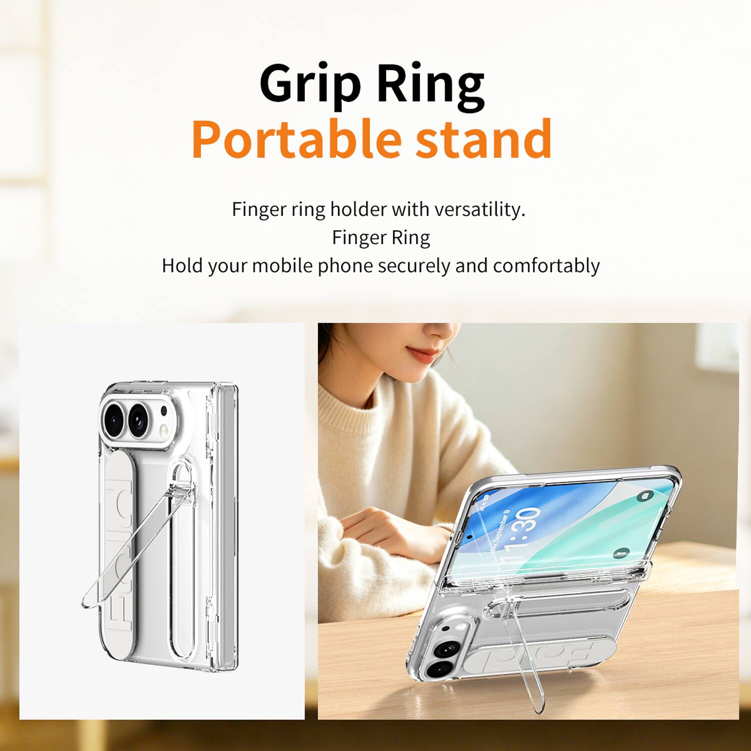 Grip Ring Portable stand

Finger ring holder with versatility. Finger Ring Hold your mobile phone securely and comfortably

Bar Friday. September 9 11:30