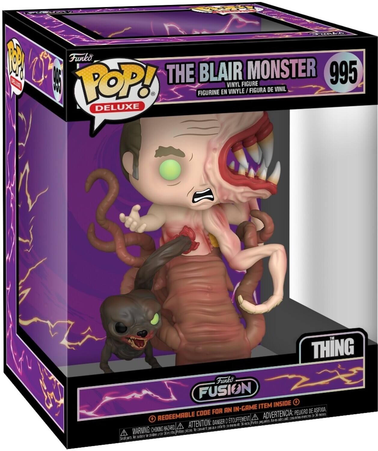 Funko POP! THE BLAIR MONSTER 995 DELUXE FIGURINE EN VINYL / FIGURA DE VINIL THING Funko FUSION ITEM INSIDE FOR AN IN-GAME REDEEMABLE CODE WARNING: CHOKING HAZARD ADVERTENCIA: PELIGRO DE ASFIXIA