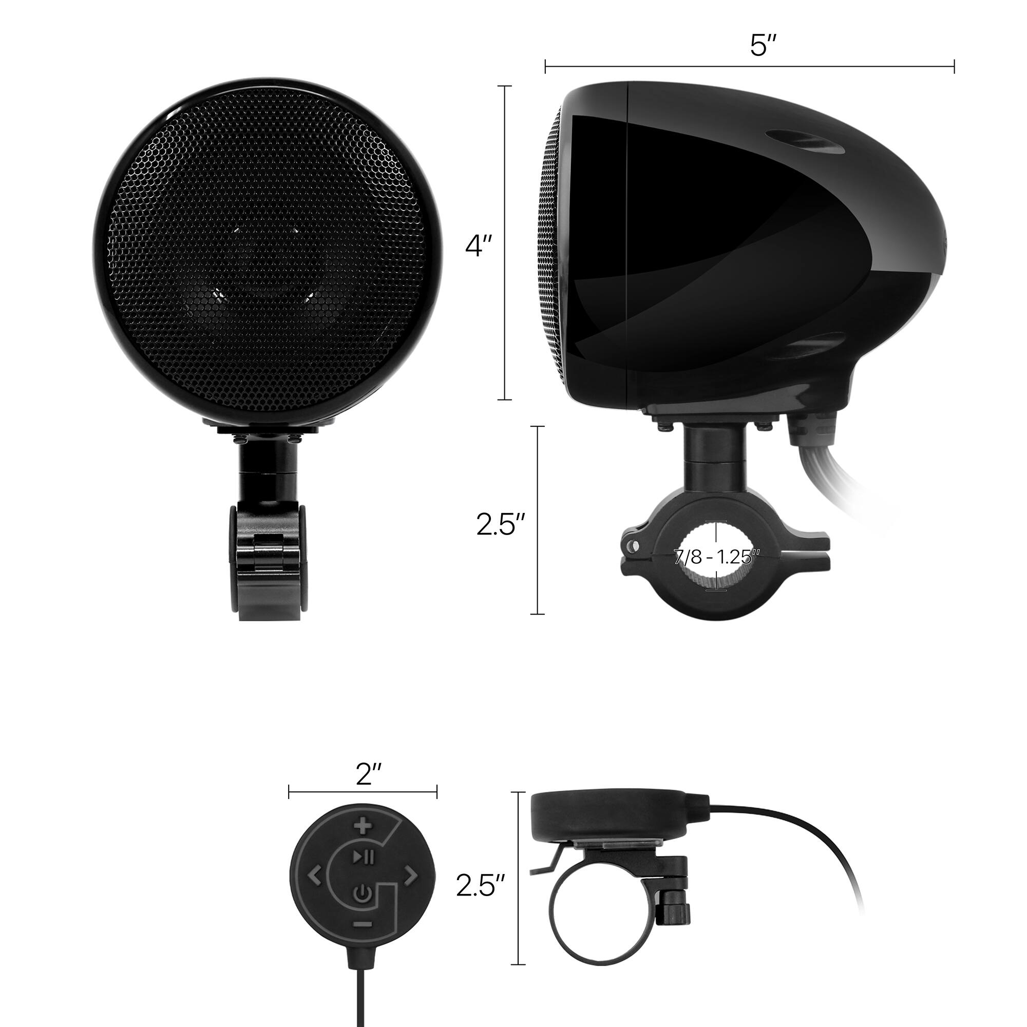 5"  
4"  
2.5"  
7/8-1.25"  
2"  
2.5"