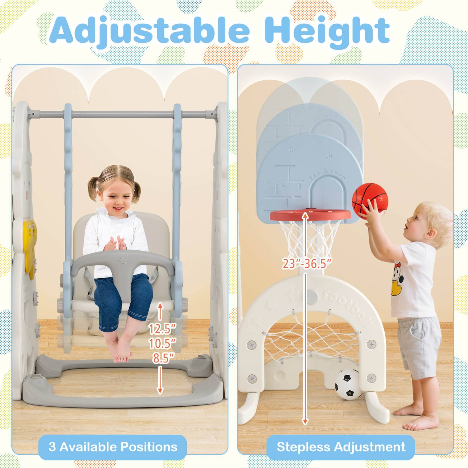 Adjustable Height

3 Available Positions

12.5"
10.5"
8.5"

Stepless Adjustment

23"-36.5"