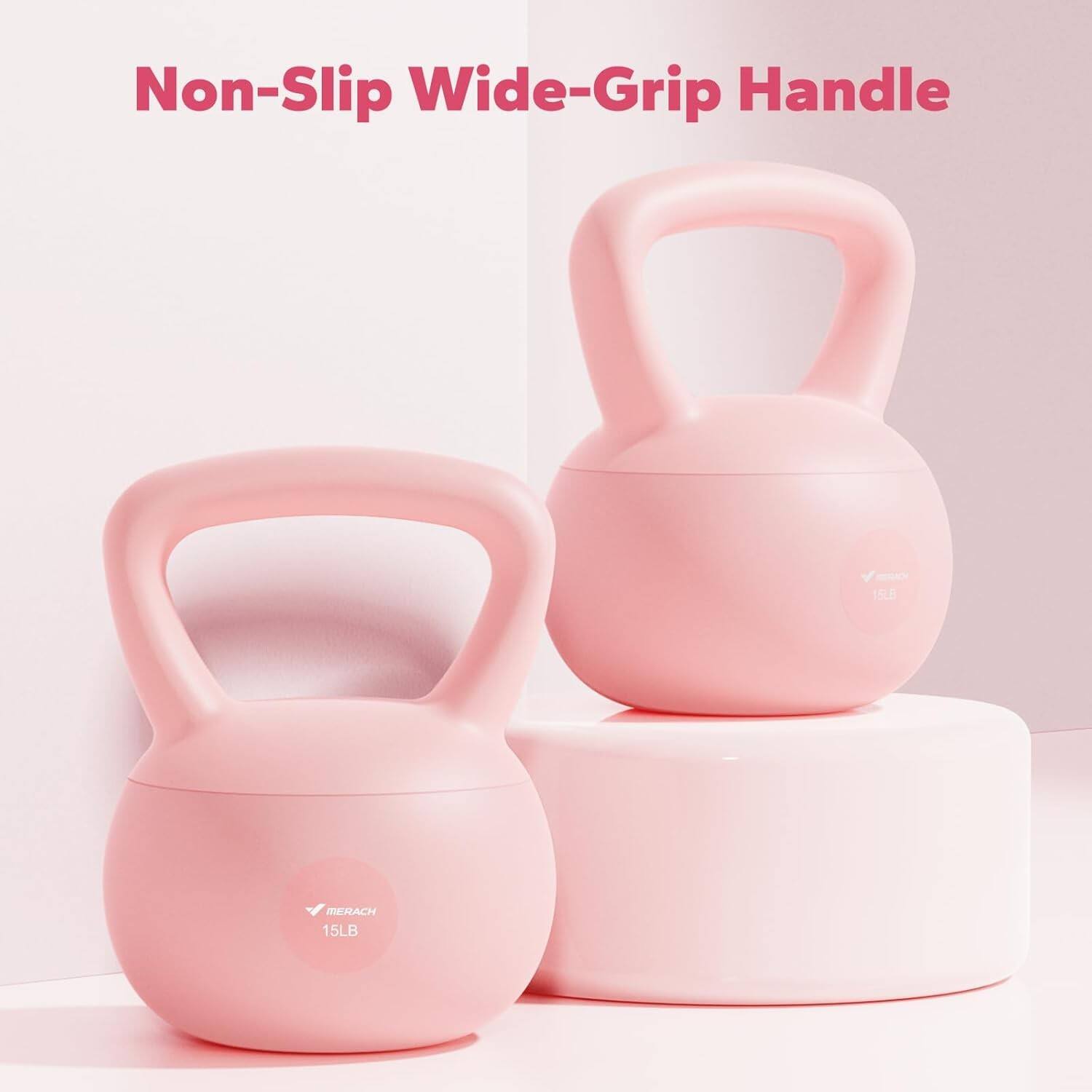 Non-Slip Wide-Grip Handle

MERACH 15LB