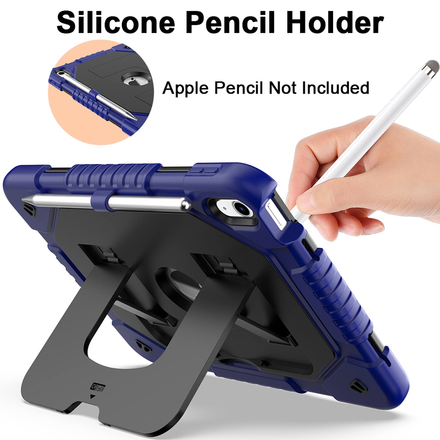 Silicone Pencil Holder  
Apple Pencil Not Included