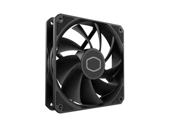 Front. Cooler Master - Cooler Master MF120 Lite Black Case|Liquid Cooler|120mm Fan, PWM, Air Balance, PBT Frame - Black.