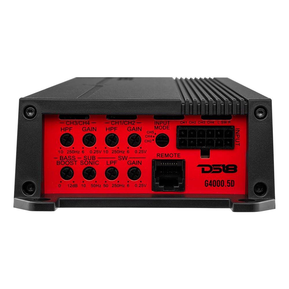 CH3/CH4  
CH1/CH2  
INPUT  
CH1 CH2 CH3 CH4  
L-SW-R  
HPF GAIN  
HPF GAIN  
MODE  
CH5  
CH4  
INPUT  
CH2  
10 250Hz 6 0.25V  
10 250Hz 6 0.25V  
REMOTE  
-BASS-SUB  
-SW BOOST SONIC  
LPF GAIN  
D518  
0 12dB  
10 50Hz 50 250Hz 6 0.25V  
G4000.5D