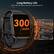 Alt View 3. GlowWise - Smart Watch with Alexa,1.83" HD Touchscreen,120+ Sport Modes, Heart Rate Monitor, IP68 Waterproof, for iPhone & Android. - Blank.