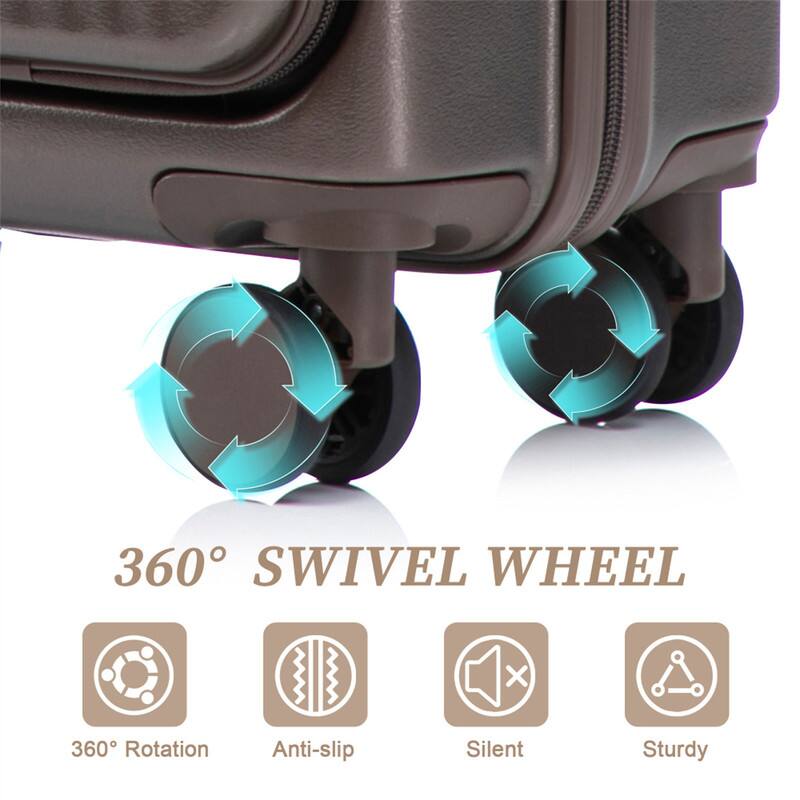 360° SWIVEL WHEEL

- 360° Rotation
- Anti-slip
- Silent
- Sturdy