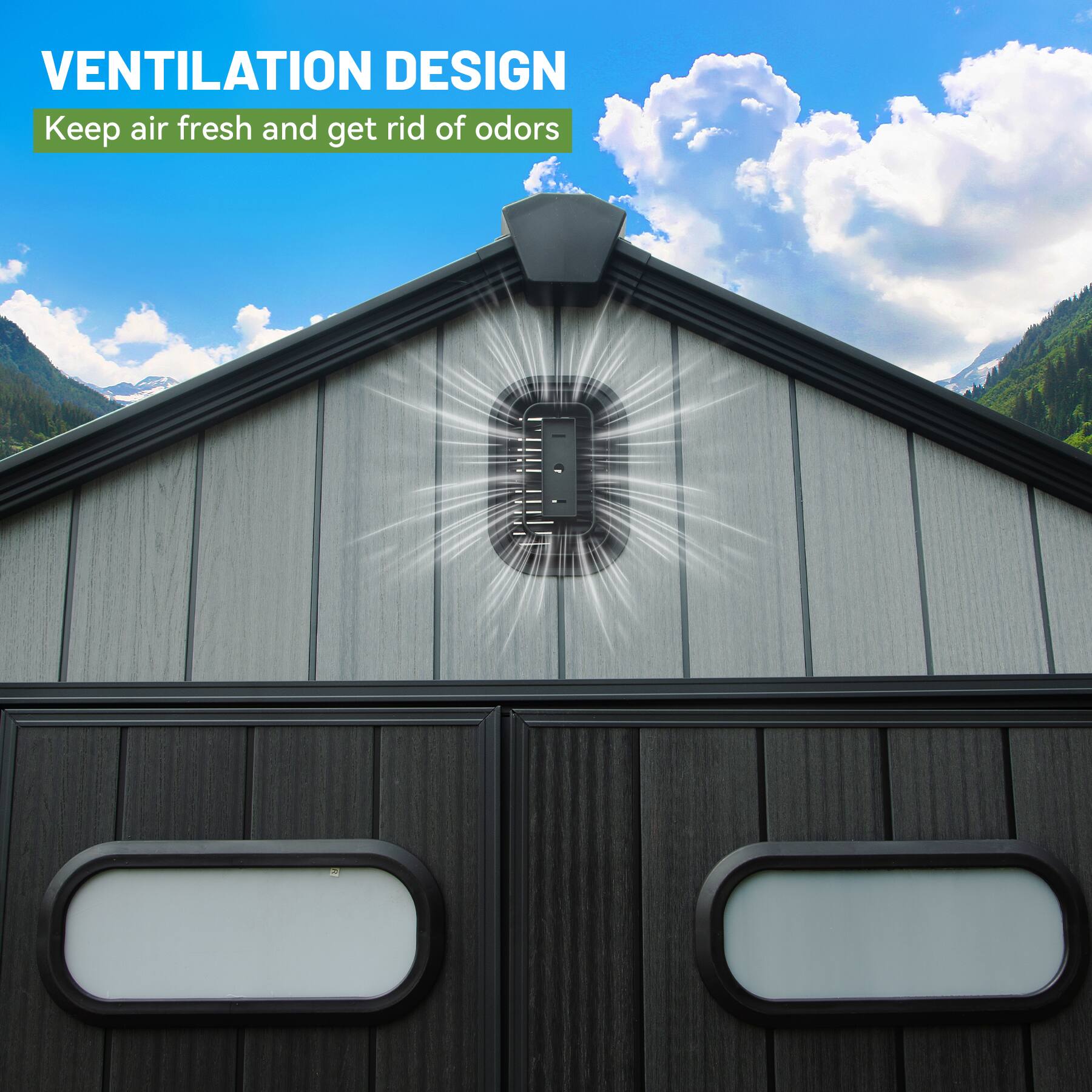 VENTILATION DESIGN  
Keep air fresh and get rid of odors