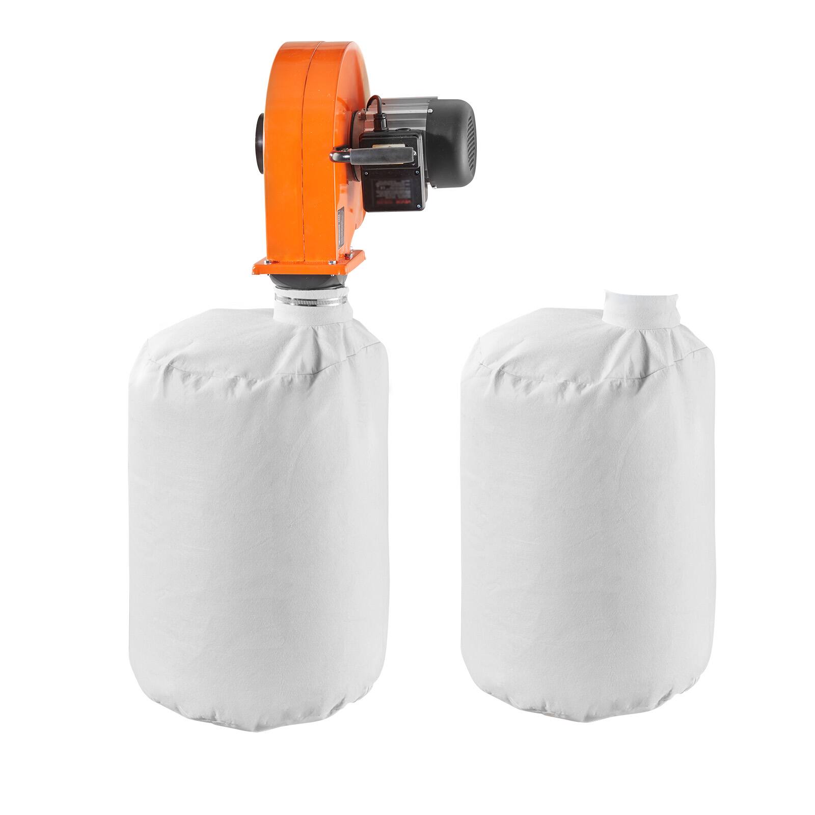 Front. VEVOR - Dust Collector, Wall Mount Dust Collector 1 HP,560 CFM Woodworking Dusts Collectors with 2.5 Micron Collectors Bag,Dusts - Orange;Black.