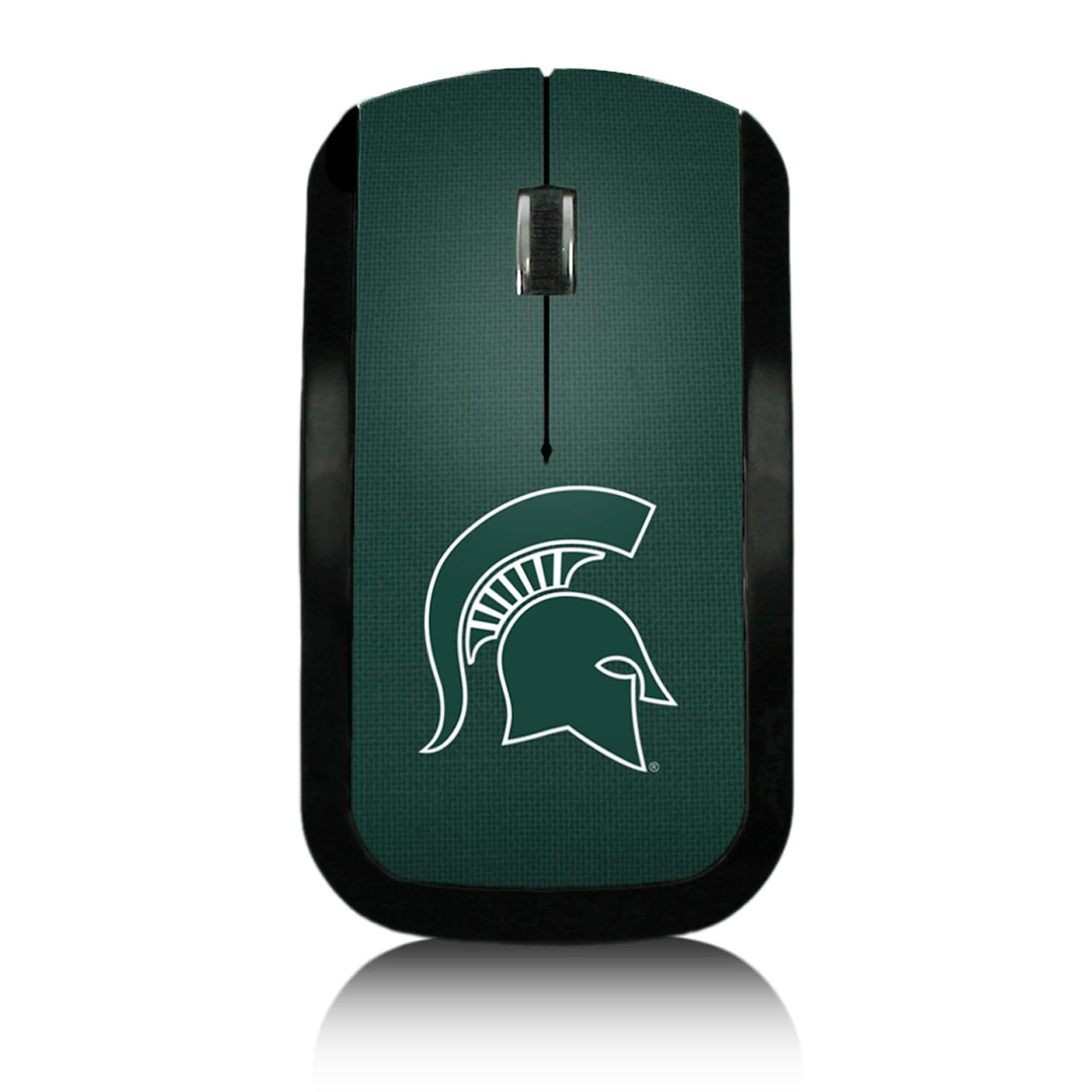 Keyscaper - Michigan State Spartans Solid Design Wireless Mouse - Wireless - Multicolor