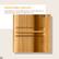 ADJUSTABLE SHELVES
Adjustable or removable shelves in the cabinet to accommodate items of different sizes