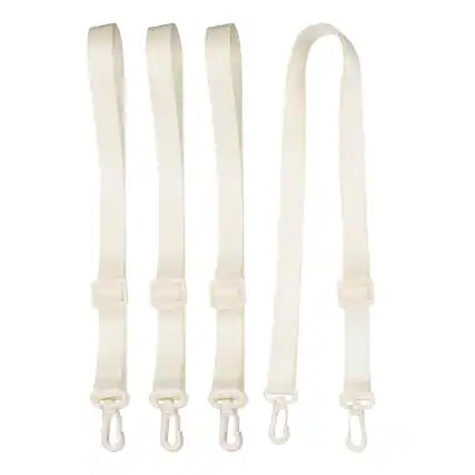 Front. Unique Bargains - Polyester Water Bottle Holder Lanyard, Adjustable Sling Strap for Outdoor Camping Walking - White.