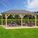 Alt View 1. Yardistry - 12' x 20' Meridian Gazebo - Brown.