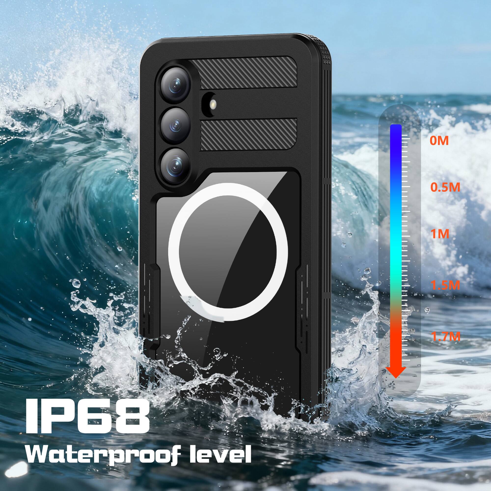 IP68 Waterproof level

0M 0.5M 1M 1.5M 1.7M
