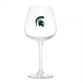 Indigo Falls - Michigan State Spartans 18oz. Stemmed Wine Glass - Multicolor
