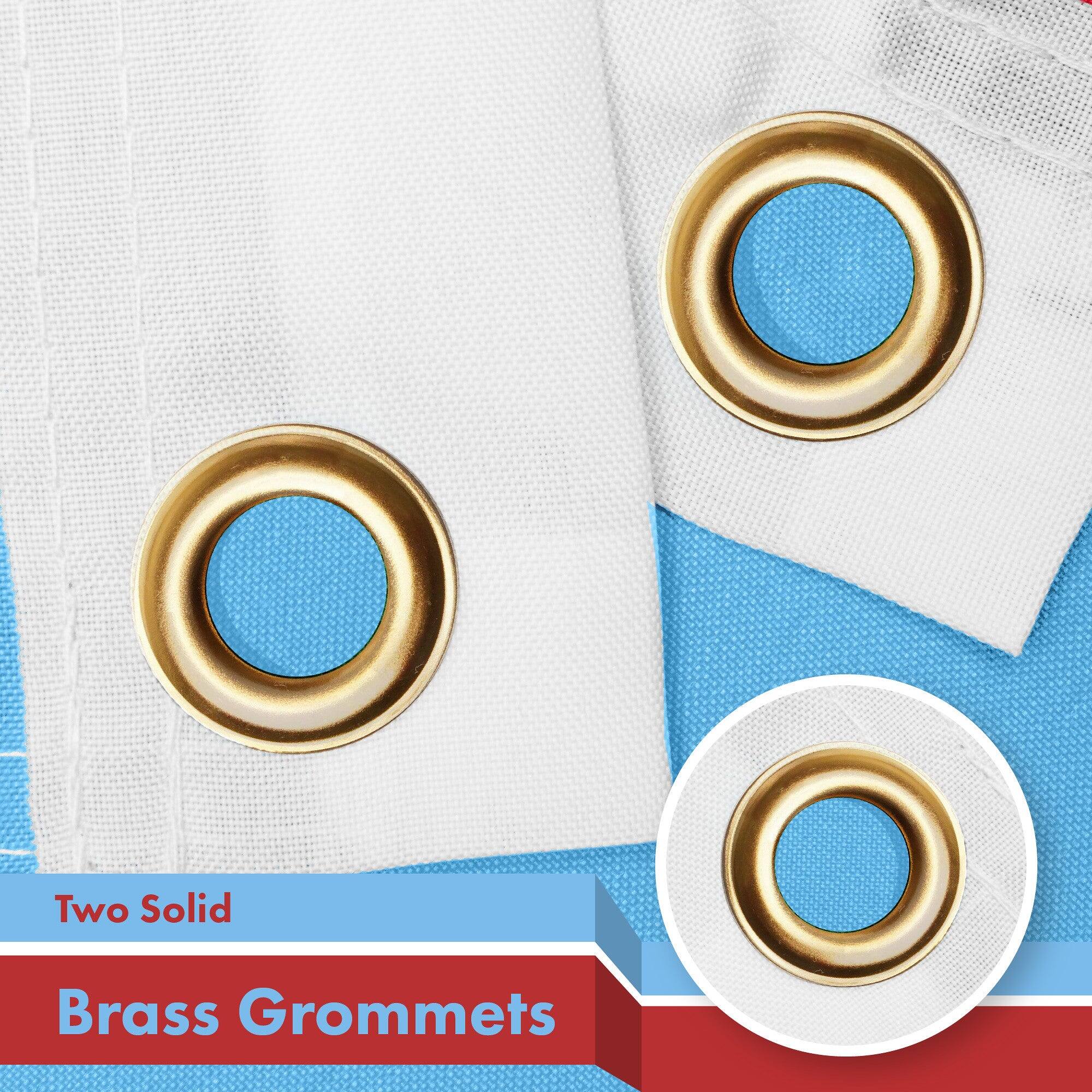 Two Solid Brass Grommets