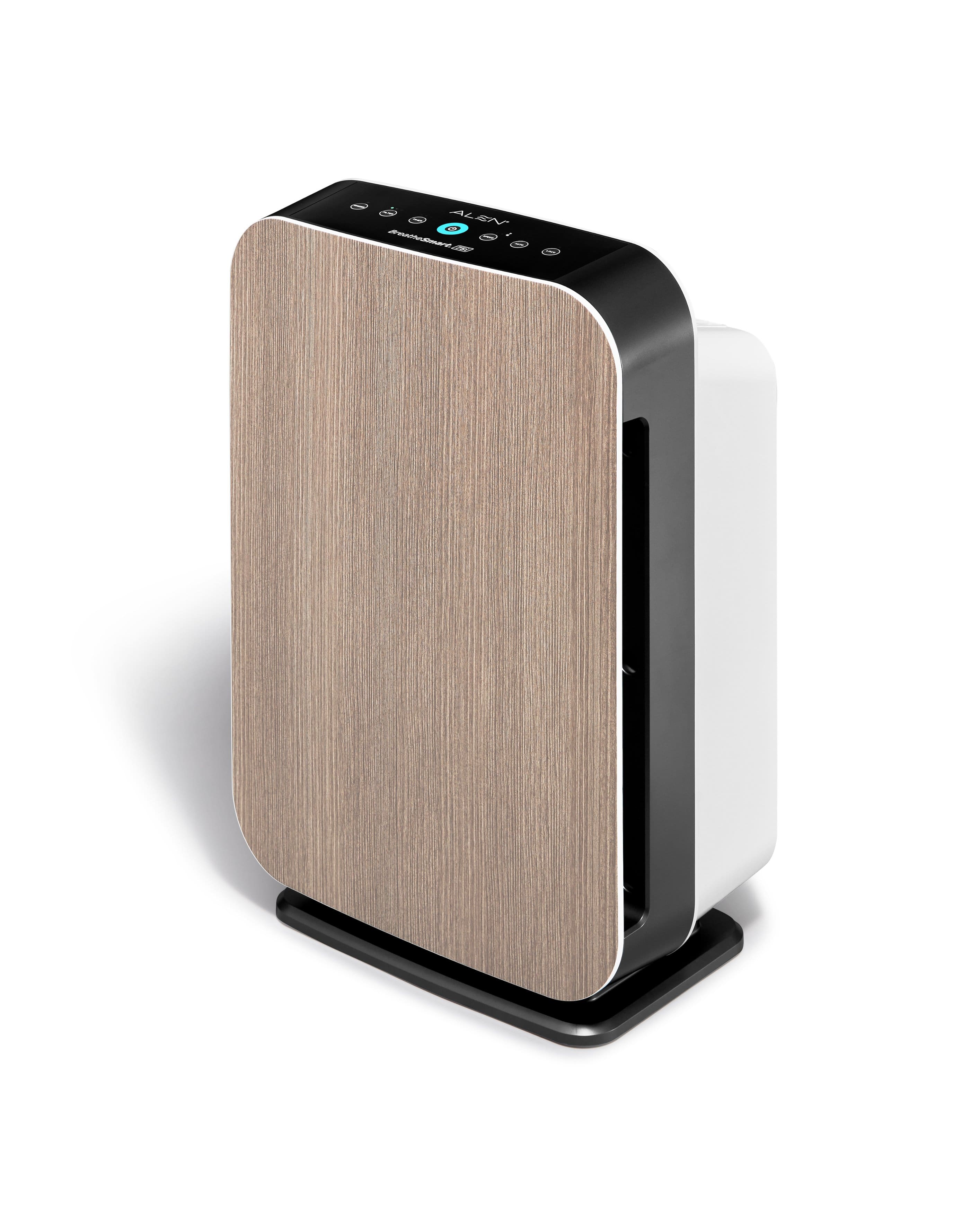 Angle. Alen - BreatheSmart 75i 1300 SqFt Air Purifier with Pure HEPA Filter for Allergens, Dust & Mold - Weathered Gray.