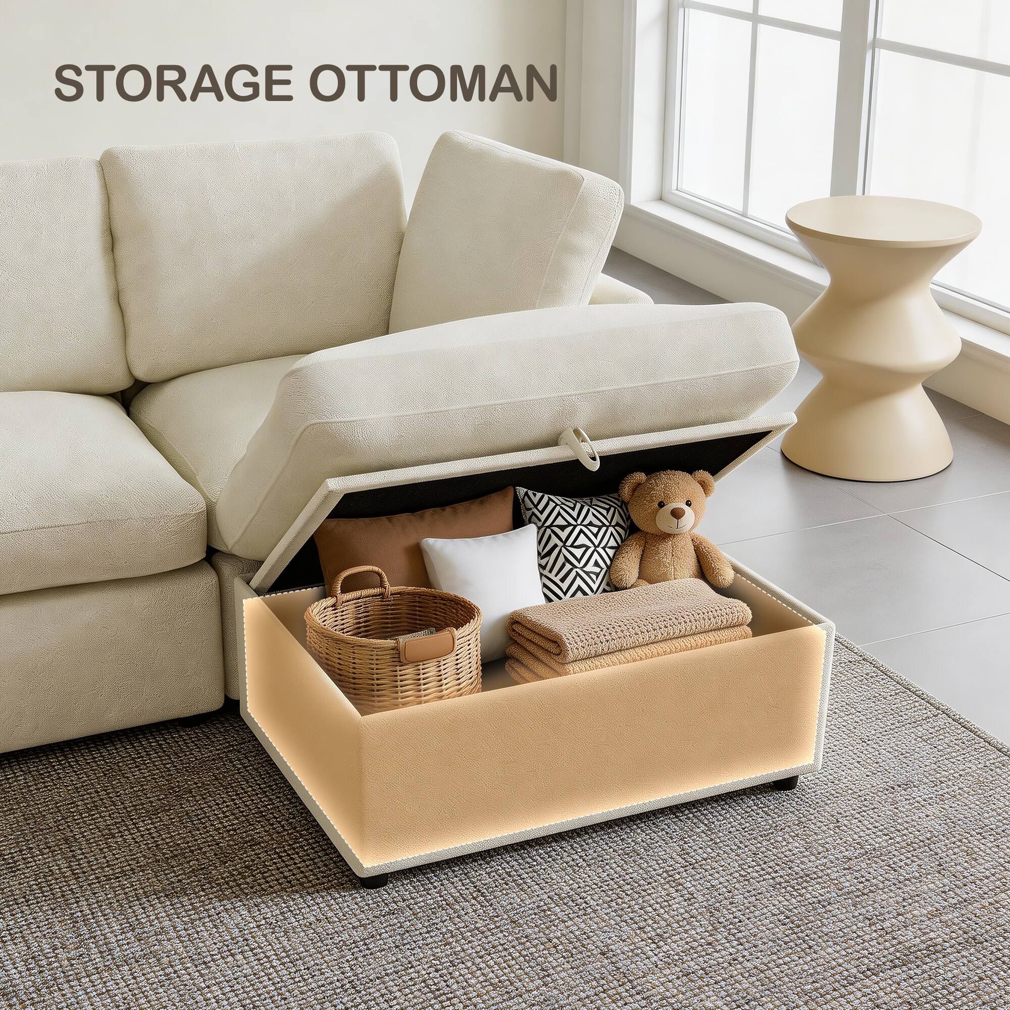 STORAGE OTTOMAN