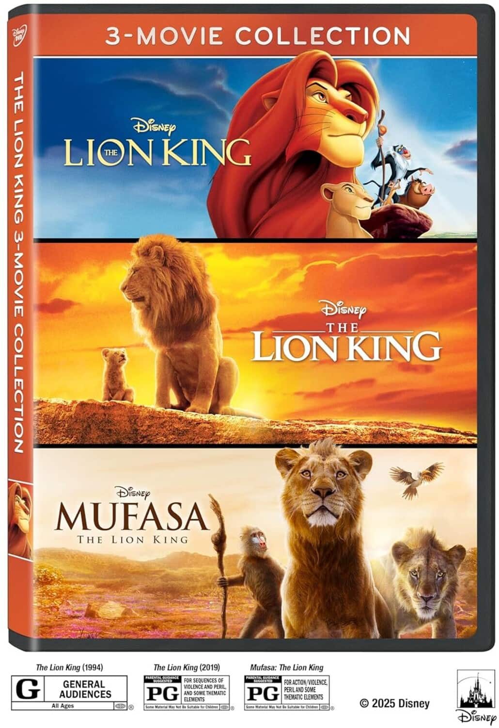 Lion King: 3-Movie Collection  - DVD