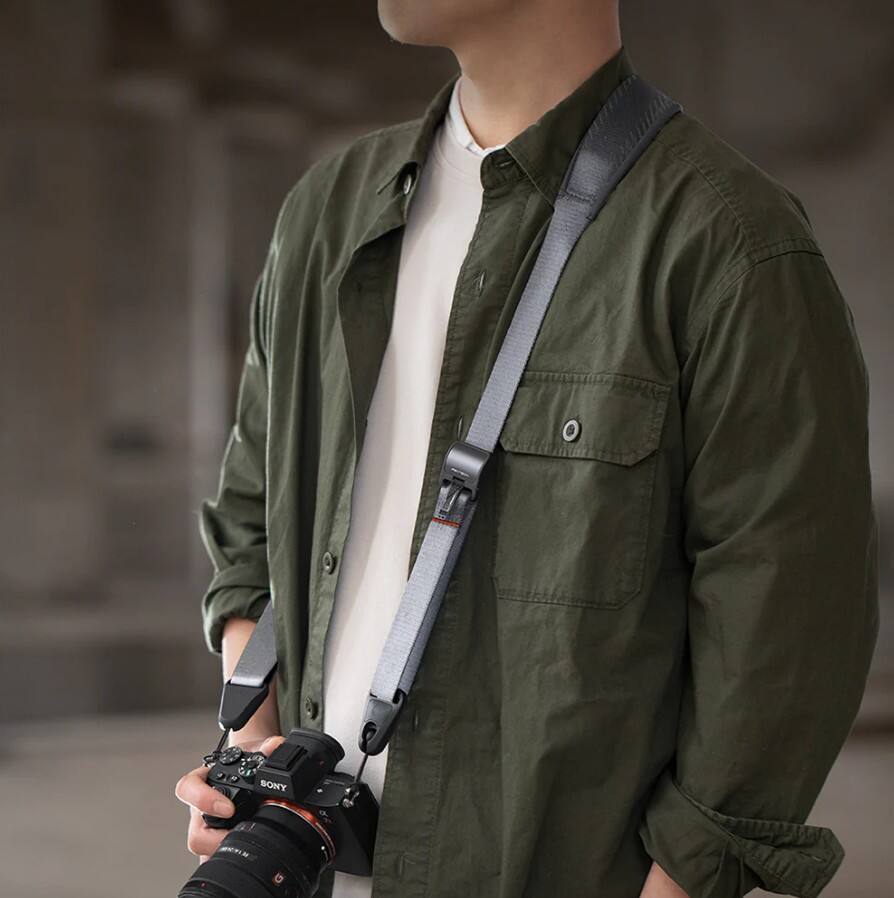 Alt View 4. PGYTECH - PGYTECH Camera Shoulder Strap Night Black, Quick Release Neck Strap for Canon Sony Nikon, Dyneema 18-Braid, 90kg Load - Night Black.