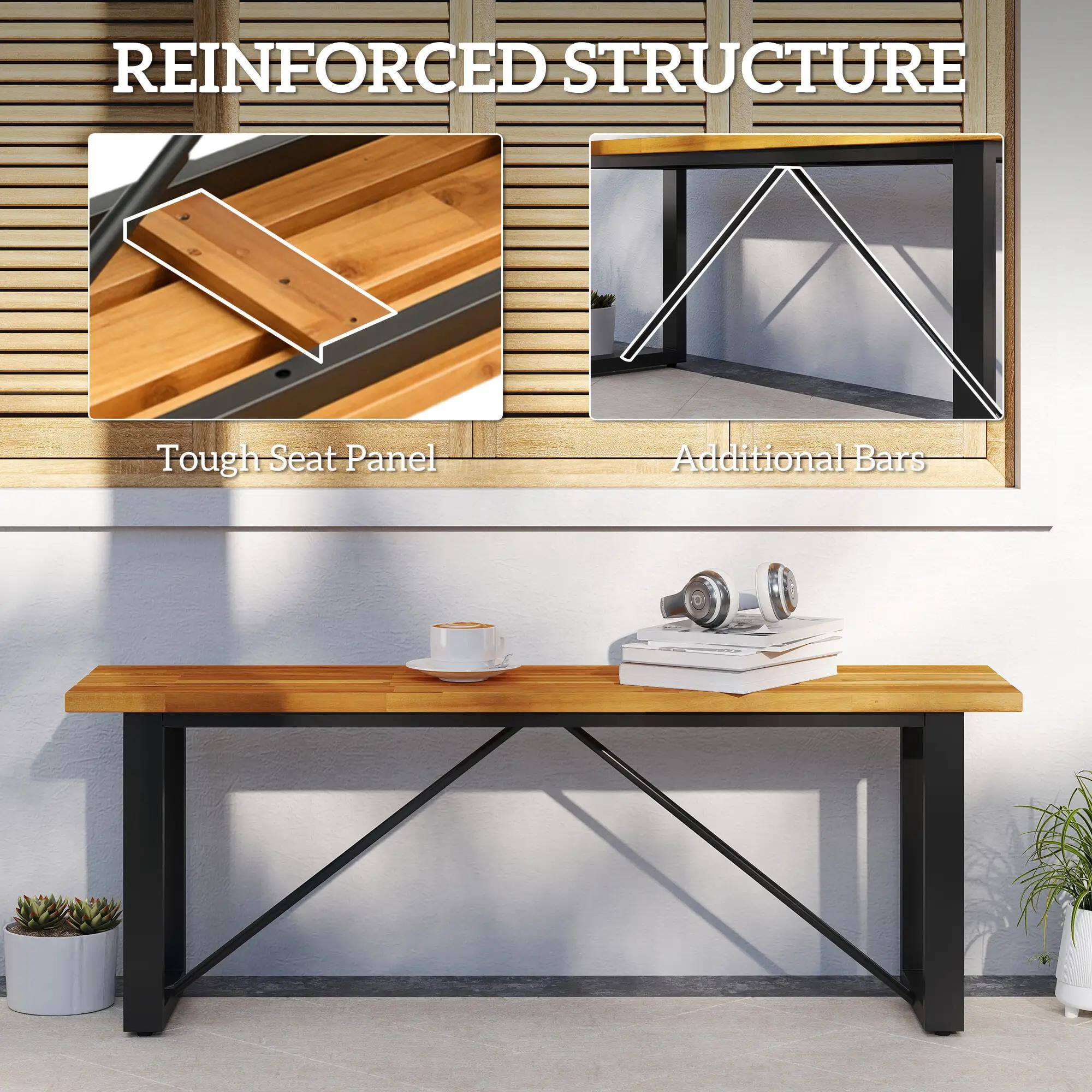 REINFORCED STRUCTURE

Tough Seat Panel

Additional Bars