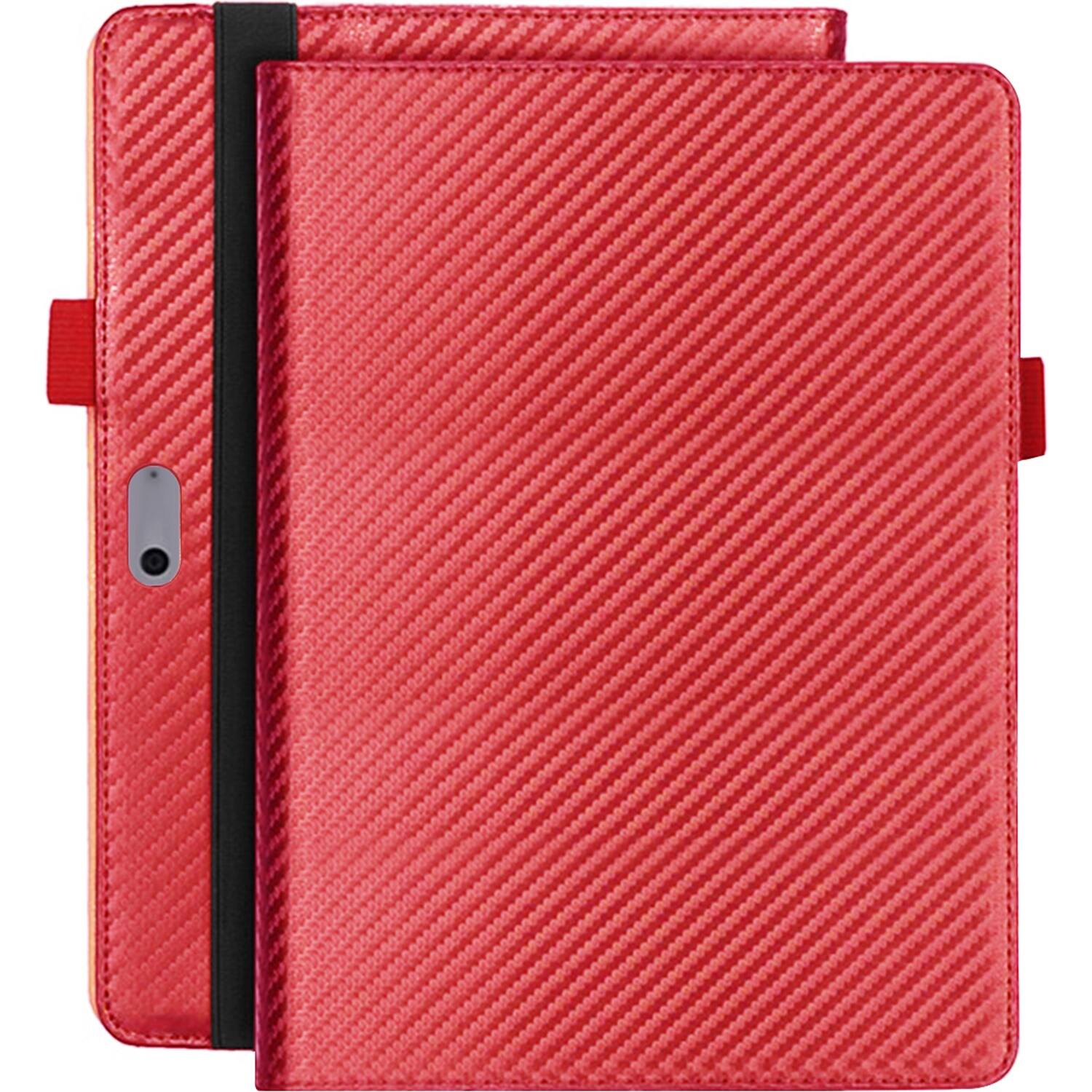 Alt View 12. SaharaCase - Bi-Fold Folio Case for Microsoft Surface Go 4 and Surface Go 3 - Red.