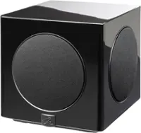 MartinLogan - Abyss 8, 8” Hybrid, Powered Subwoofer, with Magnitude MT-1kW Amplifier, Sub Control App, and Wireless Built-In - Gloss Black - Front_Zoom