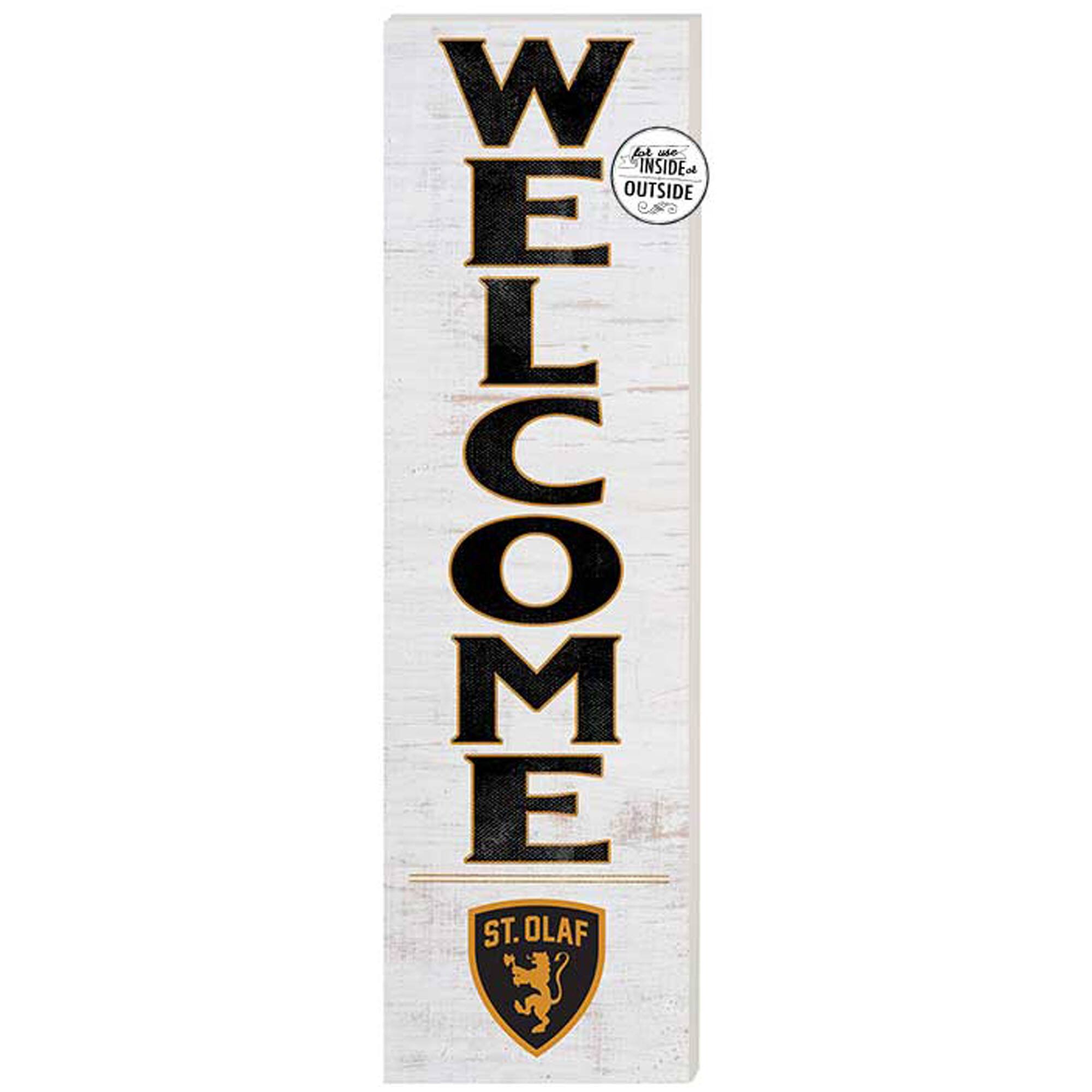 St. Olaf Oles 10'' x 35'' Indoor/Outdoor Welcome Sign