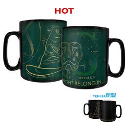 Trend Setters - Harry Potter (Celestial House - Slytherin) Morphing Mugs® Heat-Sensitive Clue Mug - Black