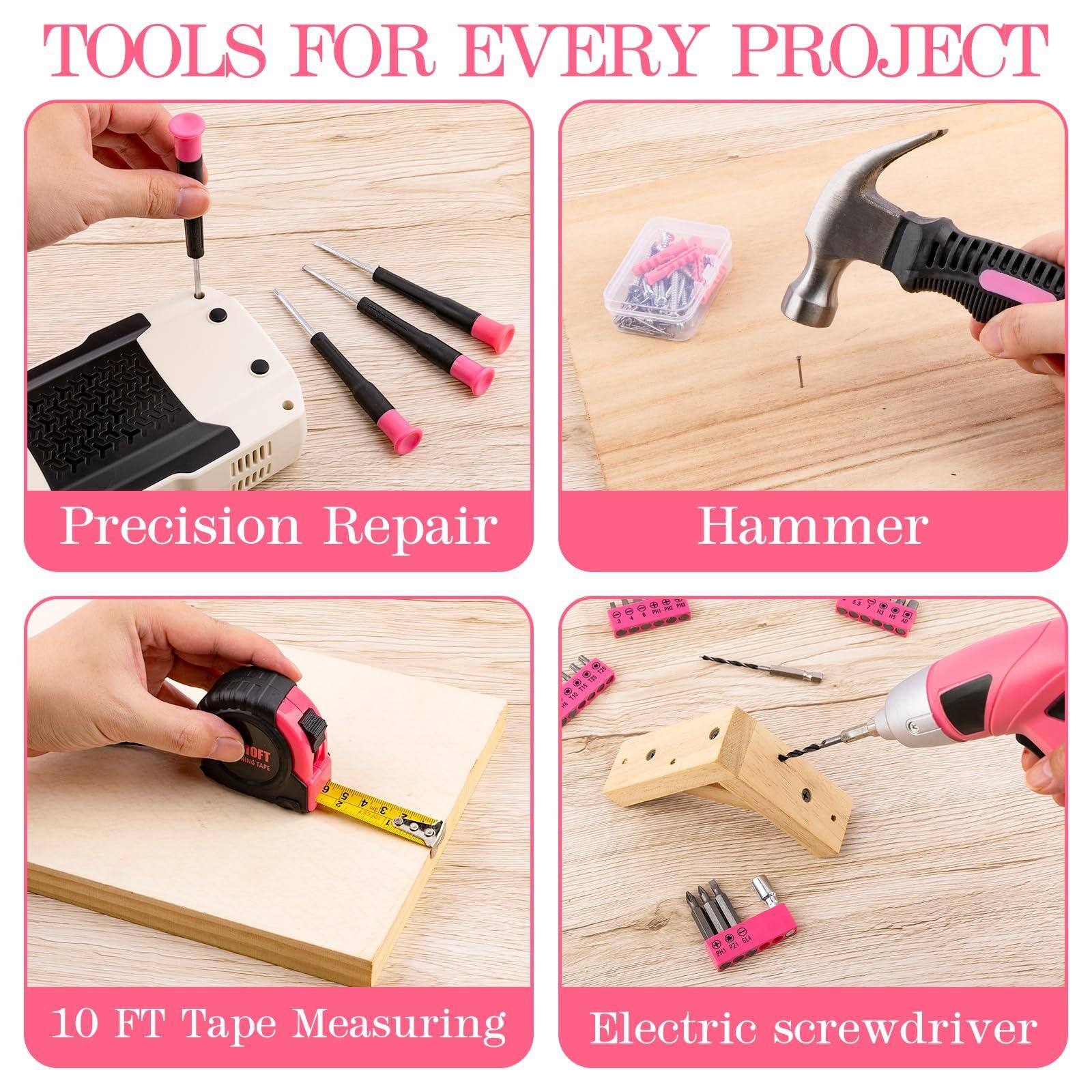TOOLS FOR EVERY PROJECT

Precision Repair

Hammer

10 FT Tape Measuring

Electric screwdriver