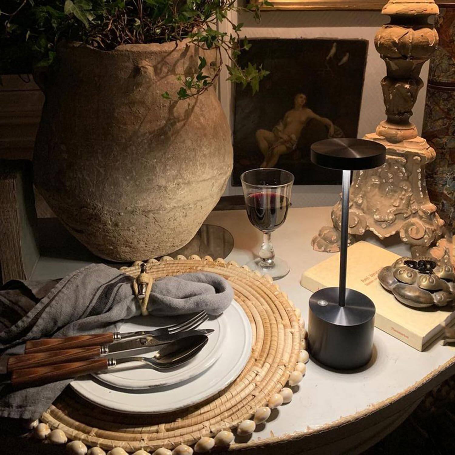 Alt View 5. Stamp n Camp - SAKRINGT Cordless Table Lamp Rechargeable 5000mAh Battery Operated Portable LED Table Light Dimming Desk Lamp for... - 2Pack Gold.