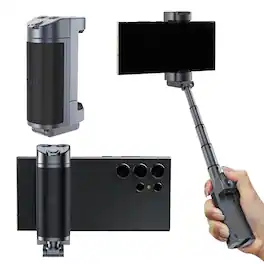 COTTAGE - Smartphone Grip Selfie Stick Mobile Phone Handle Holder Shutter With Detachable Remote For One handed Contr - Default
