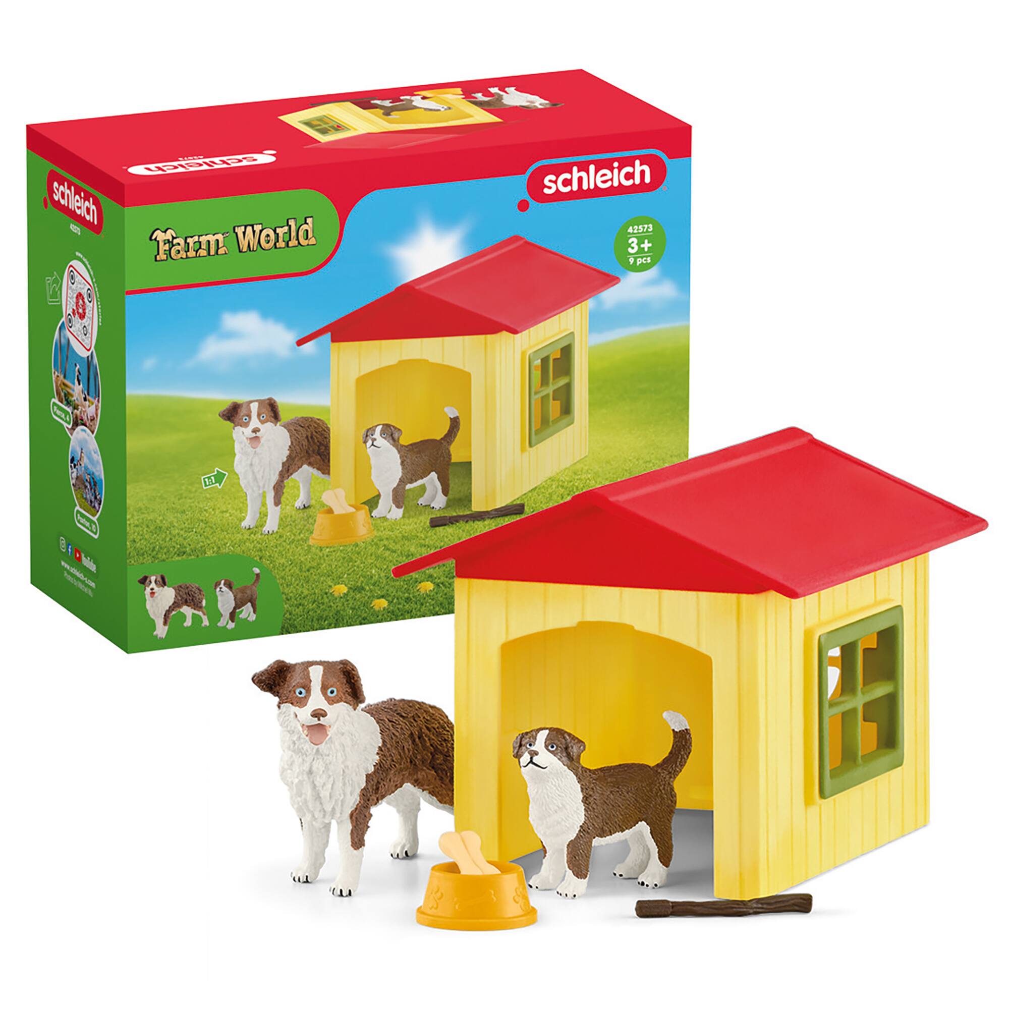 The text on the image reads: "Scheich Schleich - Farm World schleich 42373 3+ + 1 pcs LA 8 e I bil."