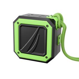 Nautica - S100 Bluetooth Portable Speaker, Waterproof Wireless Speaker, Loud Sound, Clear Audio, 15-Hour Playtime - Black-Green