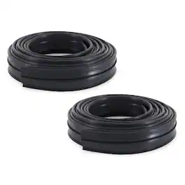 Suncast - Professional Grade Dig In 60 Foot Landscape Edging Roll, Black (2 Pack)