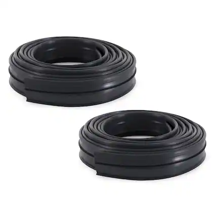 Front. Suncast - Suncast Professional Grade Dig In 60 Foot Landscape Edging Roll, Black (2 Pack).