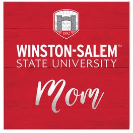 Jardine - Winston-Salem State Rams 10'' x 10'' Mom Plaque - Red