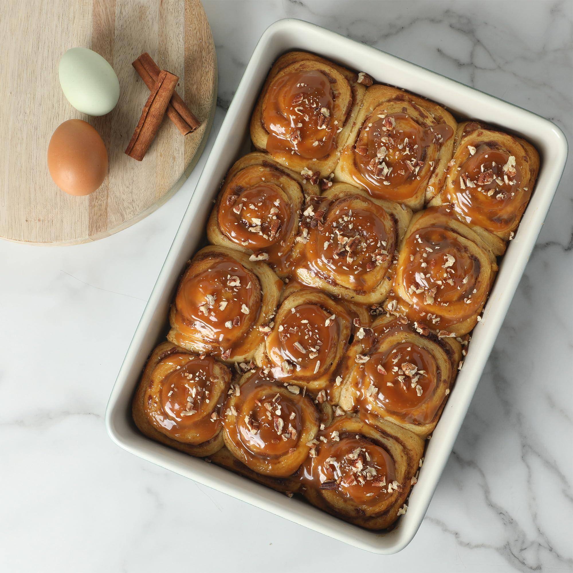 Alt View 4. Stylel Star - Gallen Baking Pans Ceramic Pfa Free Non Stick Bakeware Set - Linen A SET INCLUDES One 17-inch cookie sheet with cooli.