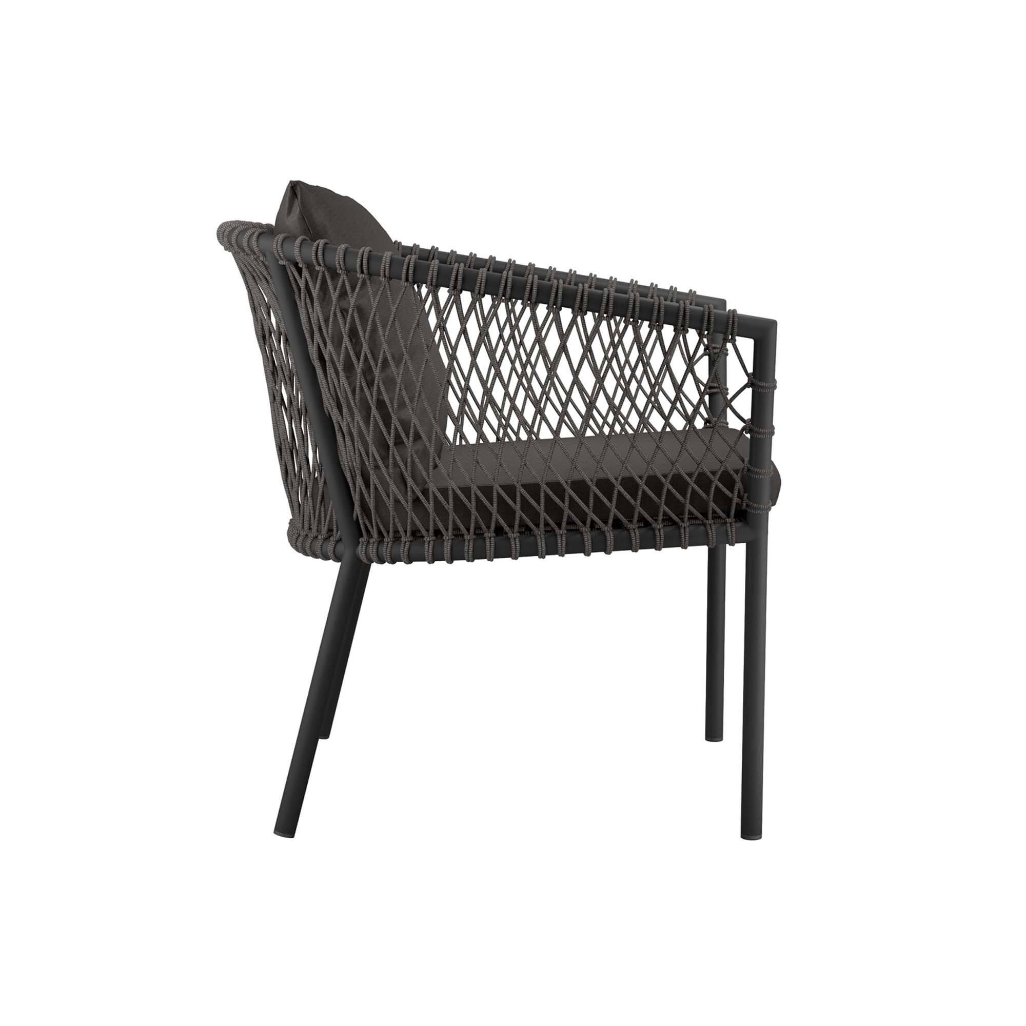 Alt View 1. Modway - Sailor Outdoor Patio Dining Armchair by Modway - Charcoal Charcoal.