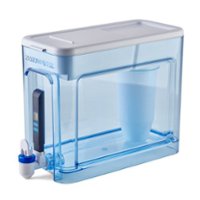 ZeroWater - 32 Cup Ready-Read 5-stage Water Filtration Dispenser - Blue - Angle_Zoom