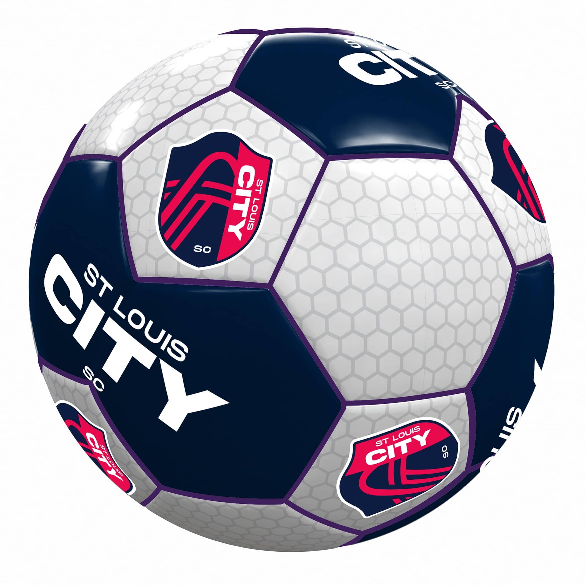 Logo Brands - St. Louis City SC Mini Soccer Ball - Navy