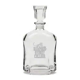 Jardine - Hampden-Sydney College Tigers 23.75oz. Crystal Whiskey Decanter - Multicolor