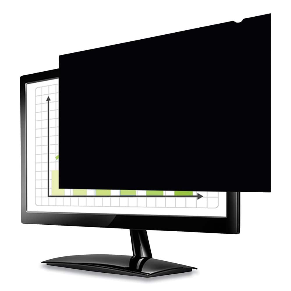 Fellowes - 4811801 PrivaScreen 16:9 Aspect Ratio Blackout Privacy Filter for 24 in. Widescreen Flat Panel Monitor - Black