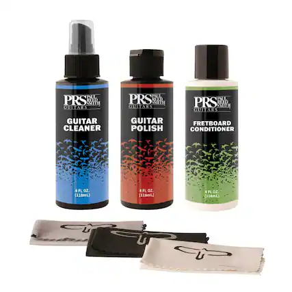 PAUL REED SMITH GUITARS
PAUL REED SMITH GUITARS
PAUL REED SMITH GUITARS
GUITAR CLEANER
GUITAR POLISH
FRETBOARD CONDITIONER
4 FL oz. (118mL)
4 FL oz. (118mL)
4 FL oz. (118mL)