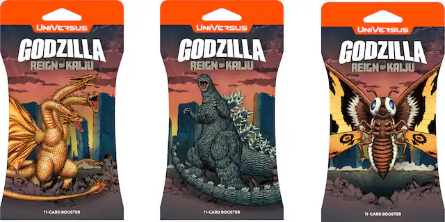 UNIVERSE GODZILLA REIGN OF KAIJU
11-CARD BOOSTER