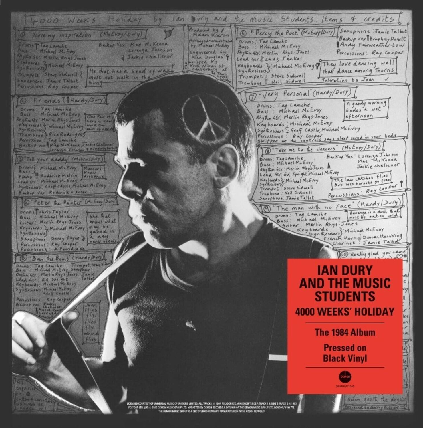 Ian Dury - 4000 Weeks Holiday - 140-Gram Black Vinyl   - VINYL LP