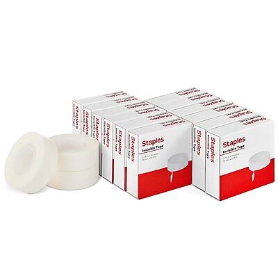 "Staples - Staples® Invisible Tape, 0.75"" x 36 yds., 1"" Core, 12 Rolls/Pack (52477-P12)" price history on PriceWatchPro