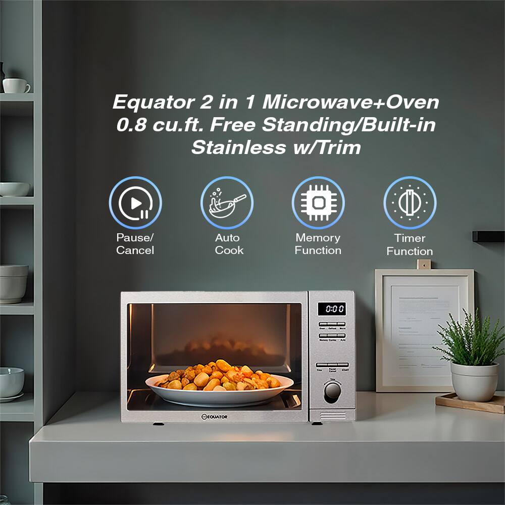 Equator Hybrid Microwave + Convection Oven 0.8 cu.ft. Free