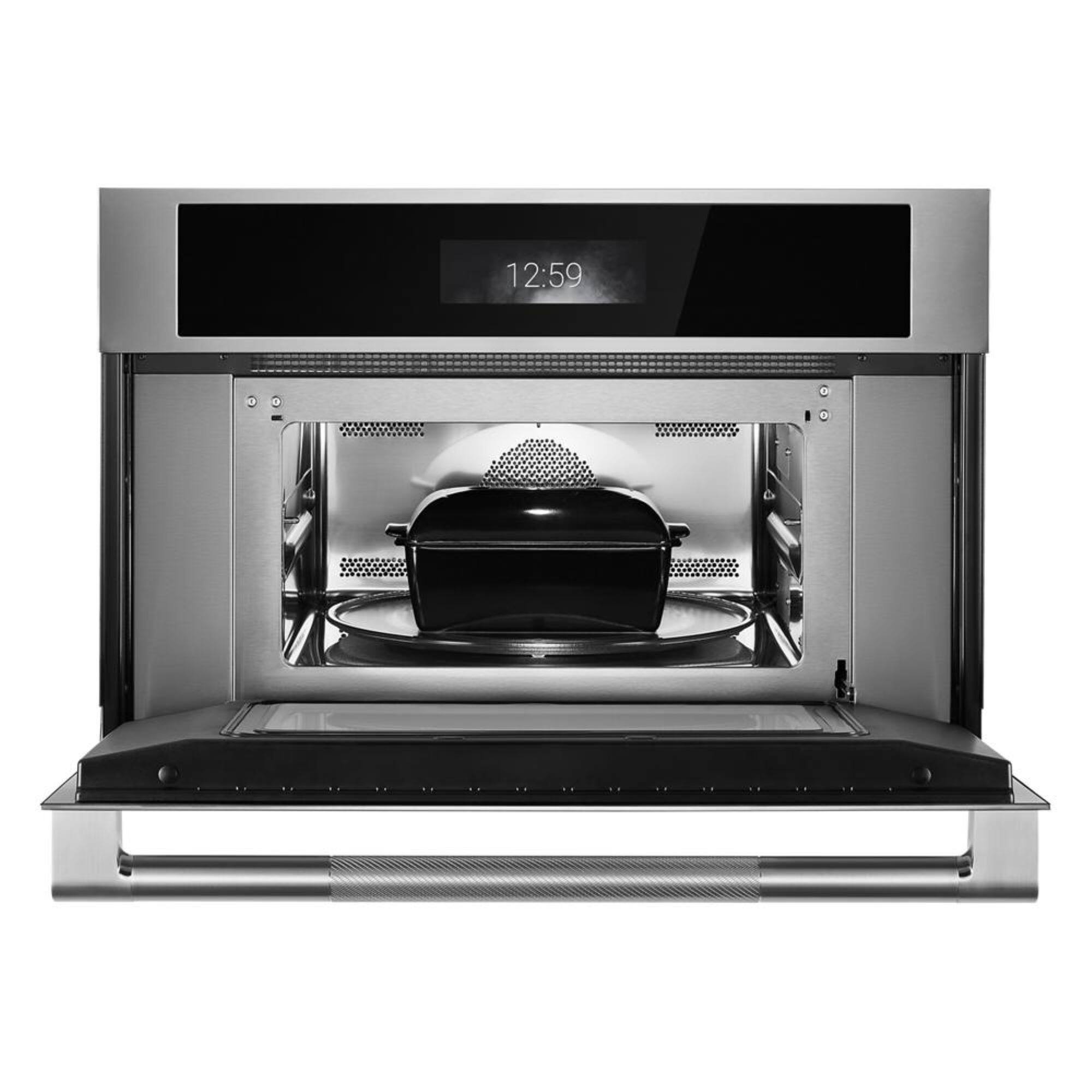 Alt View 1. JennAir - 1.4 Cu. Ft. Convection Built-In Microwave - Stainless Steel.
